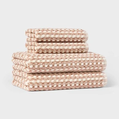 4pc Value Bathroom Towel Bundle Set (2 Bath + 2 Hand) - Threshold™ 13 4pc Value Bathroom Towel Bundle Set (2 Bath + 2 Hand) - Threshold™ - Image 11