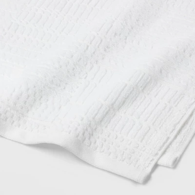 6pc Modern Bath Towels And Washcloths Set - Threshold™ 7 6pc Modern Bath Towels And Washcloths Set - Threshold™ - Image 5