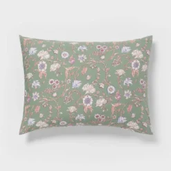 Boho Reversible Printed Comforter & Sham Set Green Floral - Threshold™ -Online Household Items GUEST f188dba2 14af 4c13 b7d9 c3b10343acd2