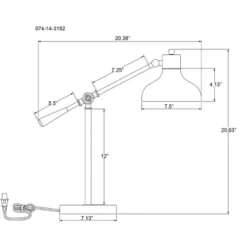 Crosby Schoolhouse Desk Lamp Black - Threshold™: Adjustable Stand, ETL Listed, Metal Shade, No Assembly Required 9 Crosby Schoolhouse Desk Lamp Black - Threshold™: Adjustable Stand, ETL Listed, Metal Shade, No Assembly Required -Online Household Items GUEST f1e5b1e8 2901 40b4 8e4d 879164dbd81b
