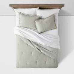 Cotton Linen Chambray Comforter & Sham Set - Threshold™ 6 Cotton Linen Chambray Comforter & Sham Set - Threshold™ -Online Household Items GUEST f2927864 acf8 45a3 a9e2 2993557daccb