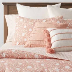 12pc Floral Boho Comforter & Sheets Set Terracotta Pink - Threshold™ -Online Household Items GUEST f3330df4 d165 44ef 87fd 293b2d10cfce