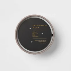 15oz Ceramic Jar 3-Wick Black Label Cedarwood Musk Candle - Threshold™ -Online Household Items GUEST fc8996de 3023 4a2d 9f4c 9e684ced1ffe