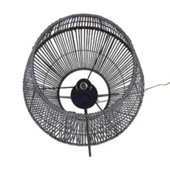 Diamond Tripod Floor Lamp Black With Rattan Shade (Includes LED Light Bulb) - Threshold™: Nautical Standing Illumination -Online Household Items GUEST fdd99da4 1eb6 4ca9 8363 f65a40cfc09f